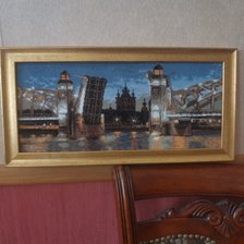 Работа «Большеохтенский мост,  Питер»