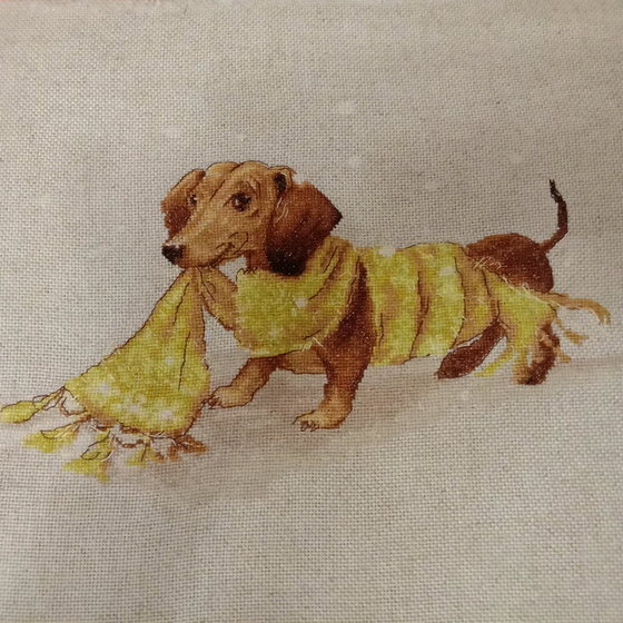 Работа «Рыжая такса»