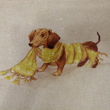 Работа «Рыжая такса»