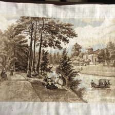 Работа «Отдых на берегу реки»