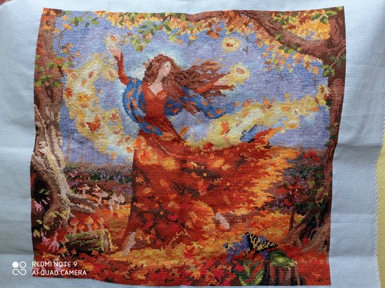 Работа «Фея осени»