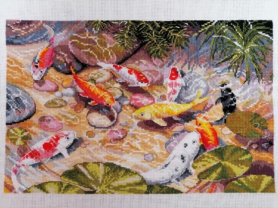 Работа «Овен "Карпы кои"»