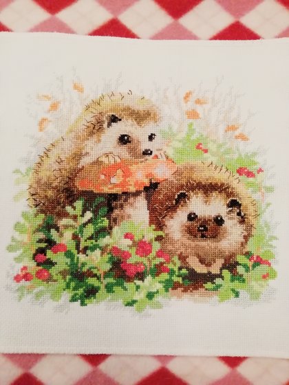 Работа «Ёжики»