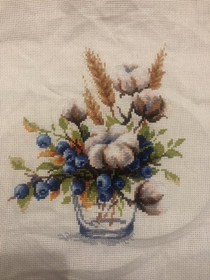 Работа «Хлопок и черника»