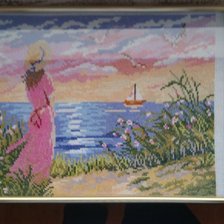 Работа «Девушка у моря»