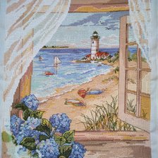 Работа «Вид моря из окна»