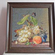 Работа «Натюрморт с фруктами и бабочкой»