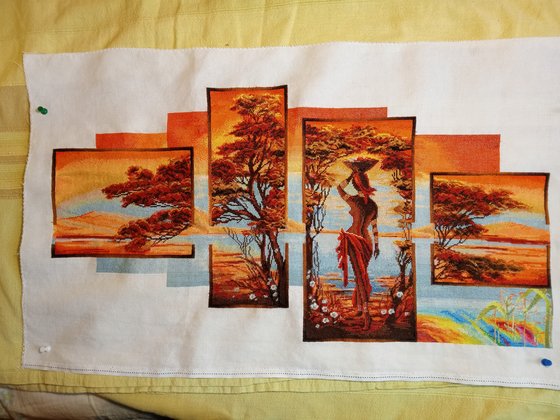 Работа «Оранжевая река»