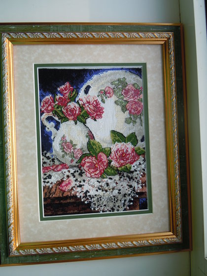 Работа «Кружева и розы.»