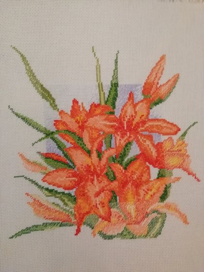 Работа «Лилии»