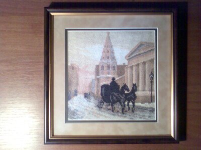 Работа «"Улица Арбат" Серия Силуэты города»