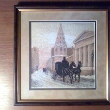 Работа «"Улица Арбат" Серия Силуэты города»