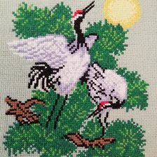 Работа «Миниатюра Аисты»