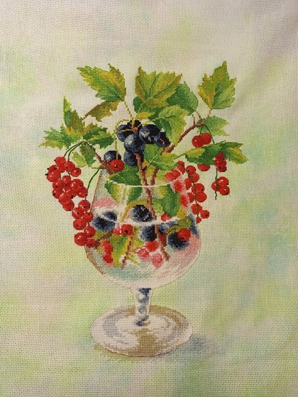 Работа «Ягодный ликер по мотивам картины А. Бесединой от ОВЕН.»