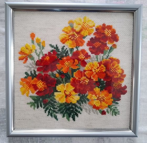 Работа «"Бархатцы" набор "Риолис"»