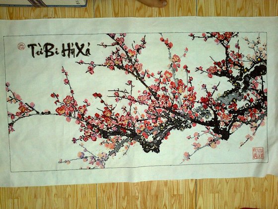 Работа «Hoa đào»