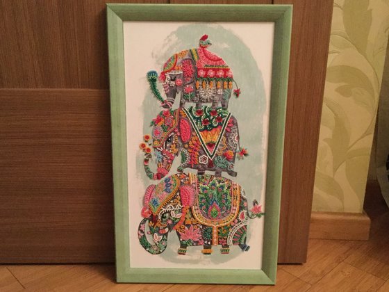 Работа «Слоники»