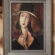 Работа «По Модильяни. Бисер.»