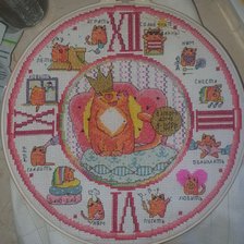 Работа «Кото часы»