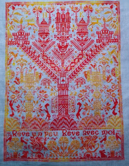 Работа «Воздушные замки (Castles in the air) "Long dog samplers"»