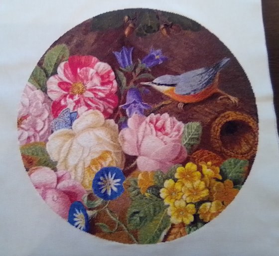 Работа «Цветы у ручья»