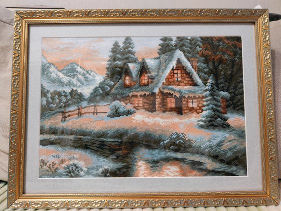 Работа «Зимний пейзаж»