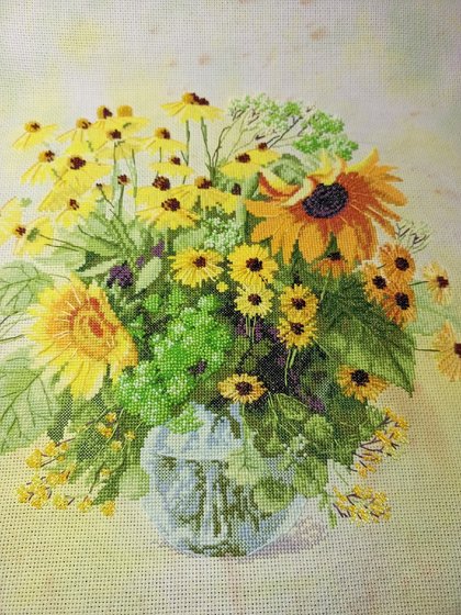 Работа «Солнечный букет от Чаривной Мити»