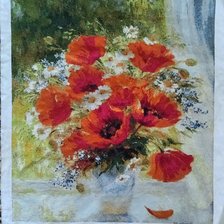Работа «Букет маков»