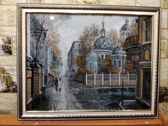 Работа «Осень в городе»