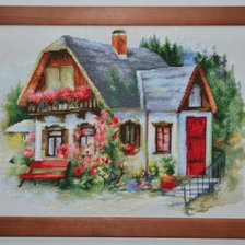 Работа «Красивый загородный дом»