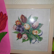 Работа «Тюльпаны»