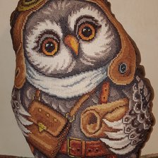 Работа «Подушка Мой совенок»