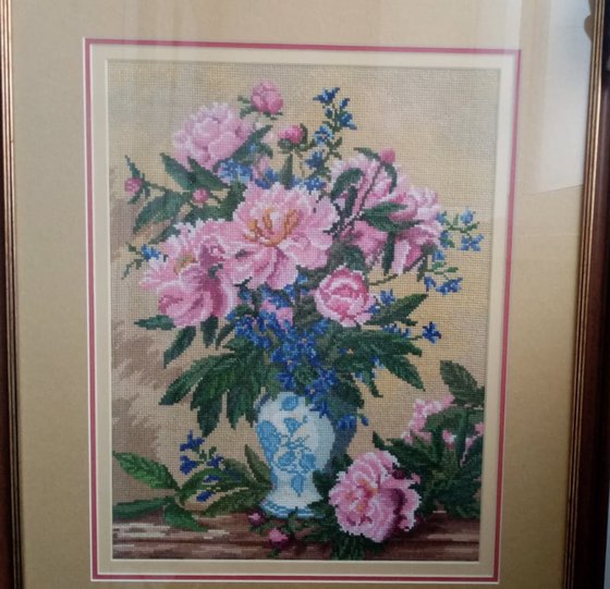 Работа «Ваза с цветами»