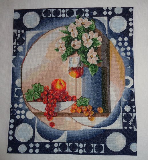 Работа «Натюрморт с магнолией»