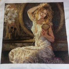 Работа «Девушка с зеркалом»