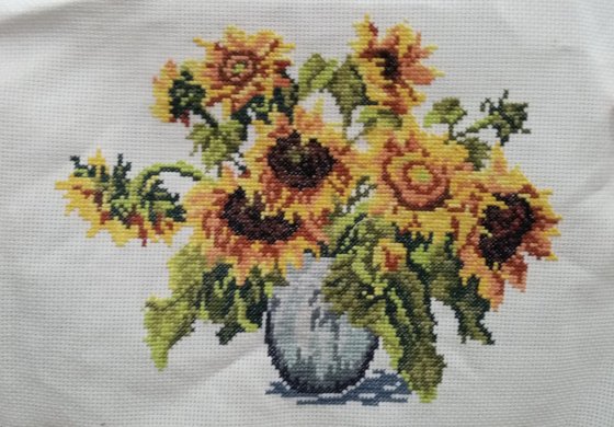 Работа «Подсолнухи»