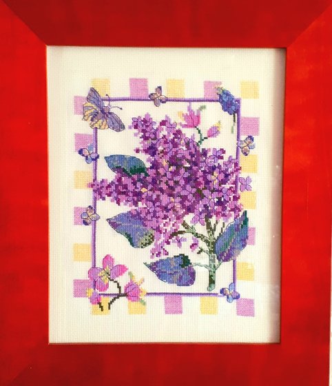 Работа «Сирень»