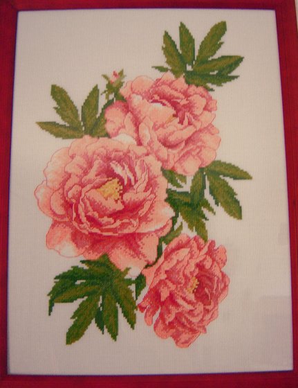 Работа «Пионы»