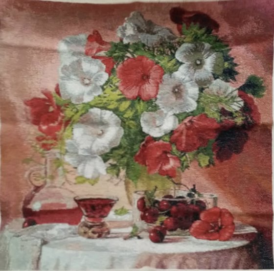 Работа «Натюрморт с вишней»