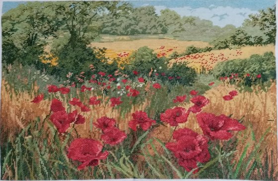Работа «Маковое поле - вторая версия»