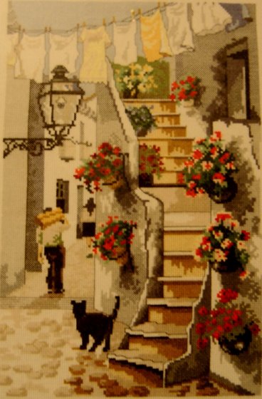 Работа «Итальянский дворик»