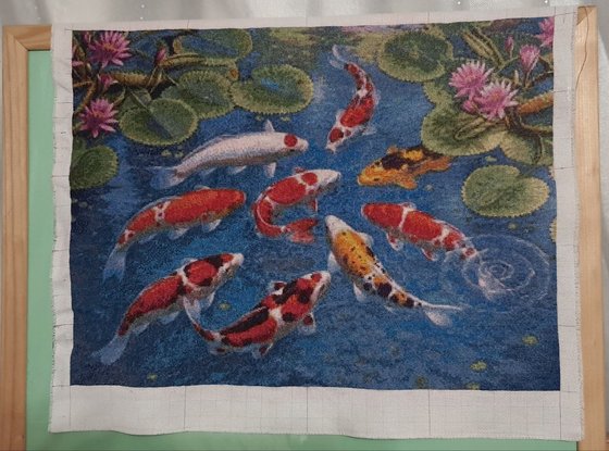 Работа «Карпы Кои»