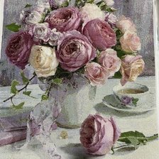 Работа «Пионы»