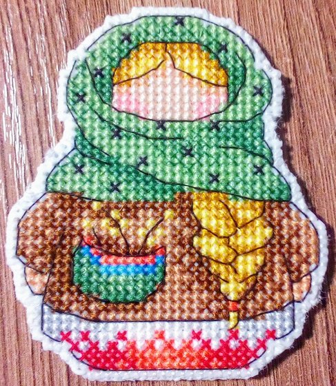 Работа «Р-338, МП Студия, 'Русские обереги. Магниты', 7*6 (3/4)»