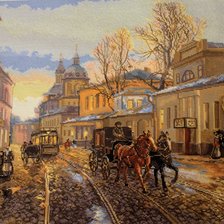 Работа «Покровка (по картине М. Сатарова)»