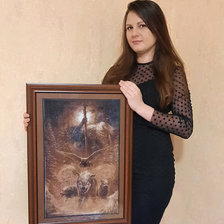 Работа «Старец с волками»