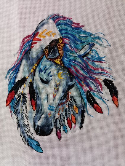 Работа «Радужная лошадь»