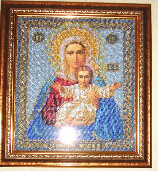 Работа «Леушинская (бисером)»