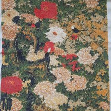 Работа «Ито Дзякутю. Пионы и птицы»