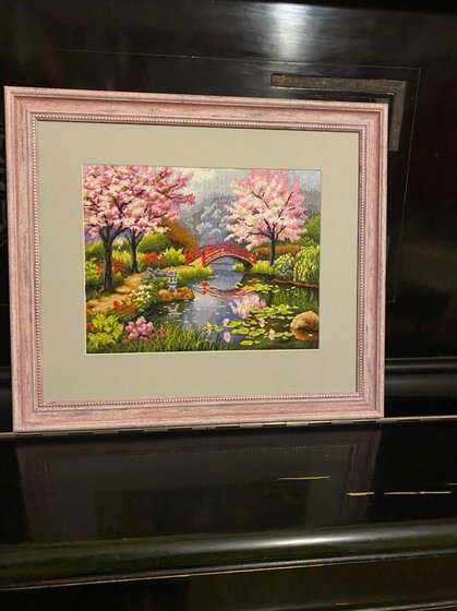 Работа «Цветущая сакура.»